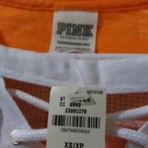 VS PINK bling oversized Halloween tee X-small *NEW* - Picture 6 of 6